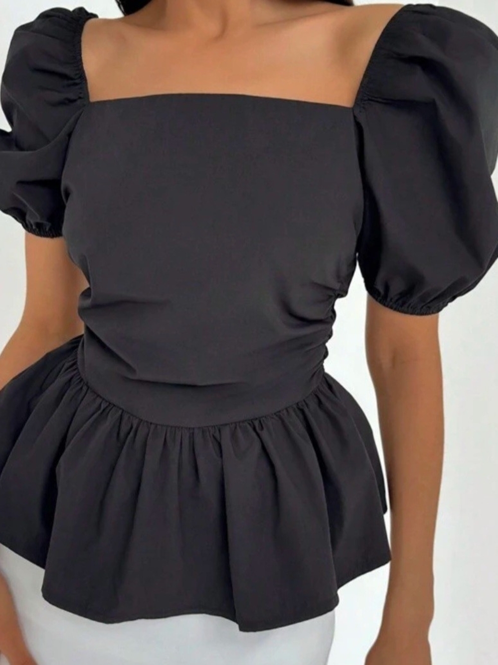 SHEIN Black Women's Garment with Label